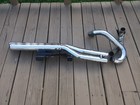 VANCE & HINES EXHAUST DUAL MUFFLER PIPES CHROME MOTORCYCLE
