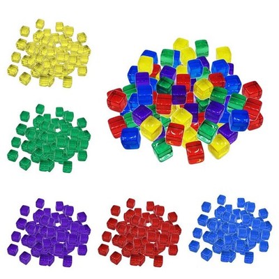 100 Stück 10 mm bunte Würfel Würfel Brettspiele für Party KTV Spielzeug
