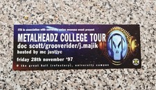 Metalheadz - College Tour '97 - Rave Flyer