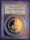 1976-S Silver Bicentennial 50c PCGS Gem Proof Designer Seth Huntington 🔥🔥🔥🥵