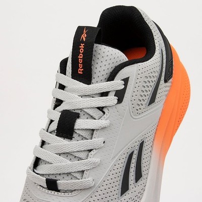Reebok Relora Running Grey Orange Black 100262388 Men's Size | eBay