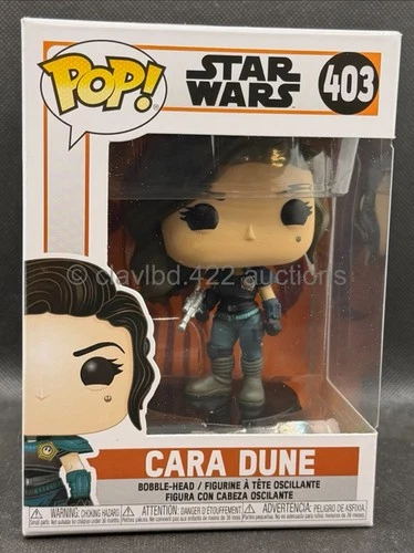 Funko POP!  Star Wars Mandalorian: Cara Dune - 403 grogu vinyl figure