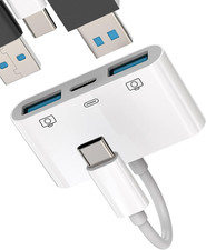 Adattatore USB C USB a per Apple Iphone 15 Macbook Air (3In1) Type C Presa Cavet