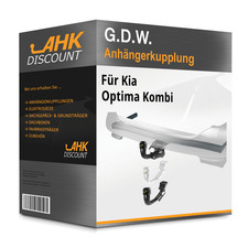 Für Kia Optima Kombi 09.2016-12.2019 G.D.W. Anhängerkupplung abnehmbar NEU