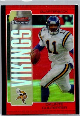 Daunte Culpepper - 2005 Bowman Chrome #99 Red Refractors Minnesota Vikings