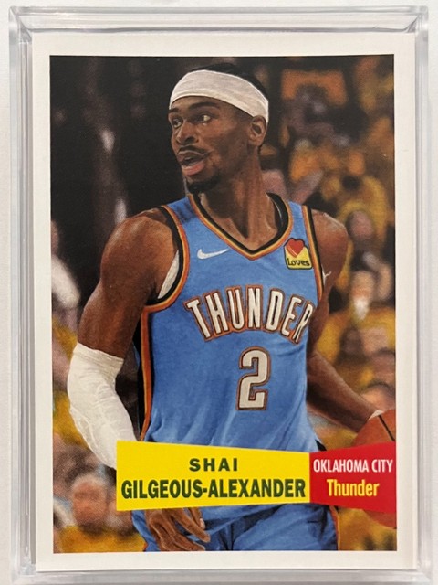 2025-26 Topps Living Set NBA Basketball Shai Gilgeous-Alexander #7 Thunder