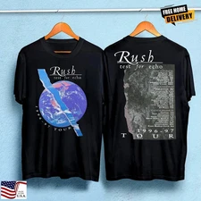 Rush Test For Echo 1996-97 Tour T-Shirt, Rush Band T-Shirt