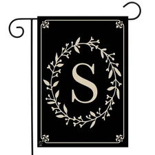 Briarwood Lane Classic Monogram Letter S Garden Flag