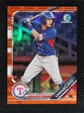 2019 Bowman Draft Chrome Orange Refractor 3/25 Jonathan Ornelas #BDC-136 0vs5