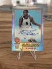 2024-25 Topps Chrome - Autographs De'Aaron Fox #73TA-DF Refractor (AU)