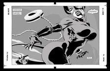 Tim Sale Batman Dark Victory #13 Catwoman Pg 7-8 Rare Large Production Art
