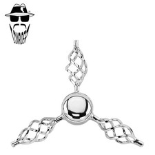 ORIGINAL LOWRIDER Chrome Triple Cage Twisted Knock Off Spinner Lowrider Bicycle.