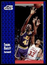 1991-92 Fleer Thurl Bailey Utah Jazz #197