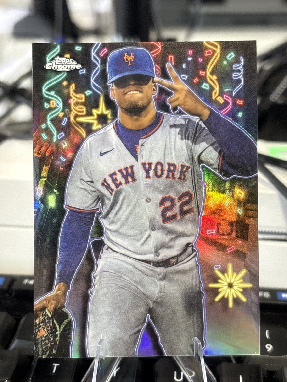 2025 Topps Chrome Update Series - Celebracion SP Juan Soto #CT-5 New York Mets