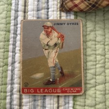 Jimmy Dykes Chicago White Sox Big League Chewing gum  #6 Goody Gum Company