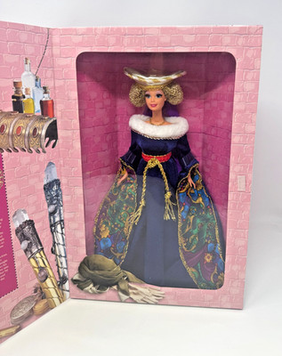 1995 Great Eras Medieval Lady Barbie 12791 Fashion Doll New In Box