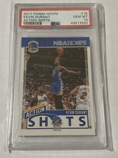 2017 Panini Hoops Kevin Durant Action Shots PSA 10