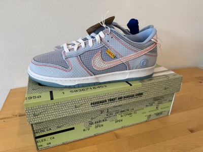 Nike Dunk Low x Union LA Passport Pack Argon EU 44 US 10 DJ9649-400