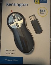 Brand New In Box Kensington Wireless Presenter w/Red Laser K33374USB 