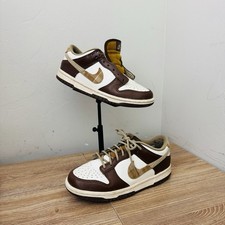 Nike Dunk Low GS Brown Plaid Sneaker Boys Size 4.5
