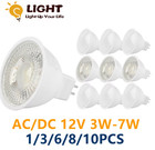 8 x MR16 5W LED Spotlight AC/DC 12V-24V 120 Degree 3000K Warm White Downlight