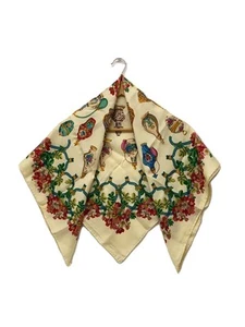 GUCCI Foulard Soie Multicolore Imprimé Allover Femme