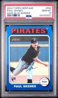 2024 Topps Heritage - Paul Skenes #594 - Dark Blue Border PSA 10 - Pirates (RC)