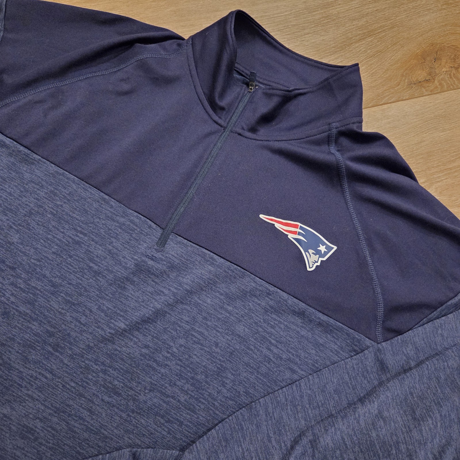 Under Armour Combine Blue NFL New England Patriots 1/4 Zip Pullover  Men’s XL