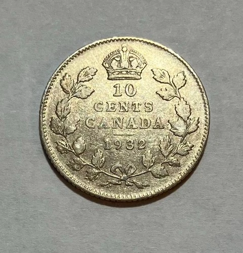 1932 Canada Silver 10 Cents