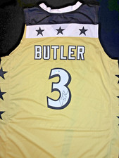 CARON BUTLER SIGNED #3 CUSTOM JERSEY - Size XL (Beckett) Washington Wizards