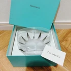 Tiffany Co Caduceus Rock Cut Crystal Bowl Vintage Glass Decorative Collectible