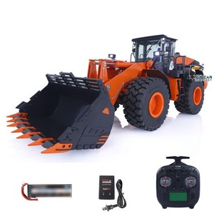 US Stock JDM 198 RTR 1/14 RC Hydraulic Loader ZW370 w/ I6S Radio Sound Light