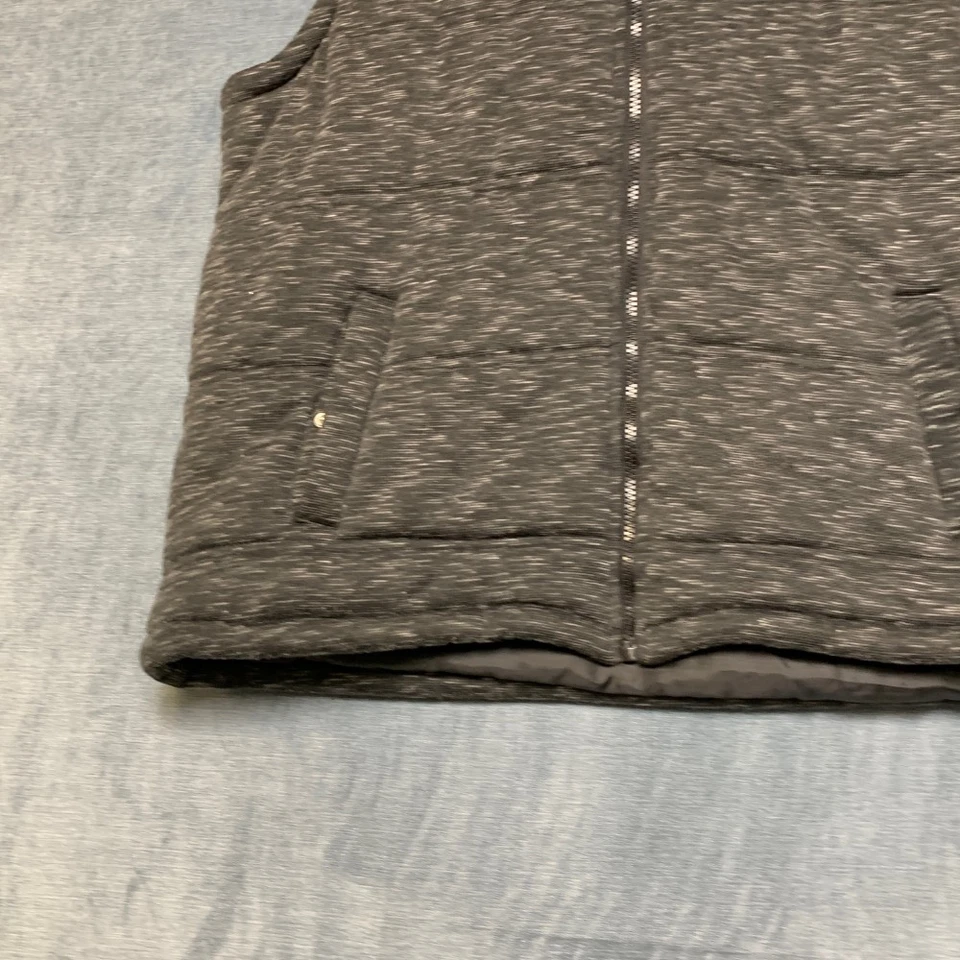 Beverly Hills Polo Club Chaleco Hombres Grande Gris Ajuste Moderno Con Capucha Puffer Rendimiento Foto 3 de 4