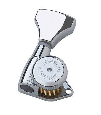 Hipshot Grip-Lock Open Chrome 18:1 3x3 tuners with UMP 6K2GL0C