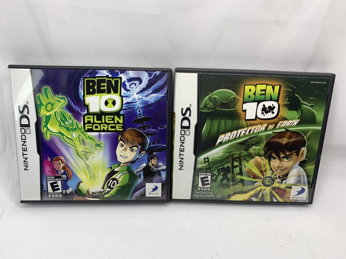 Skygge Ligner telegram Ben 10: Protector of Earth &amp; Alien Force (Nintendo DS) Complete Tested  | eBay