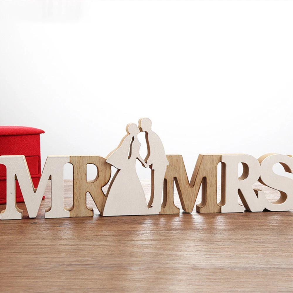 Wedding 2024 letters decoration