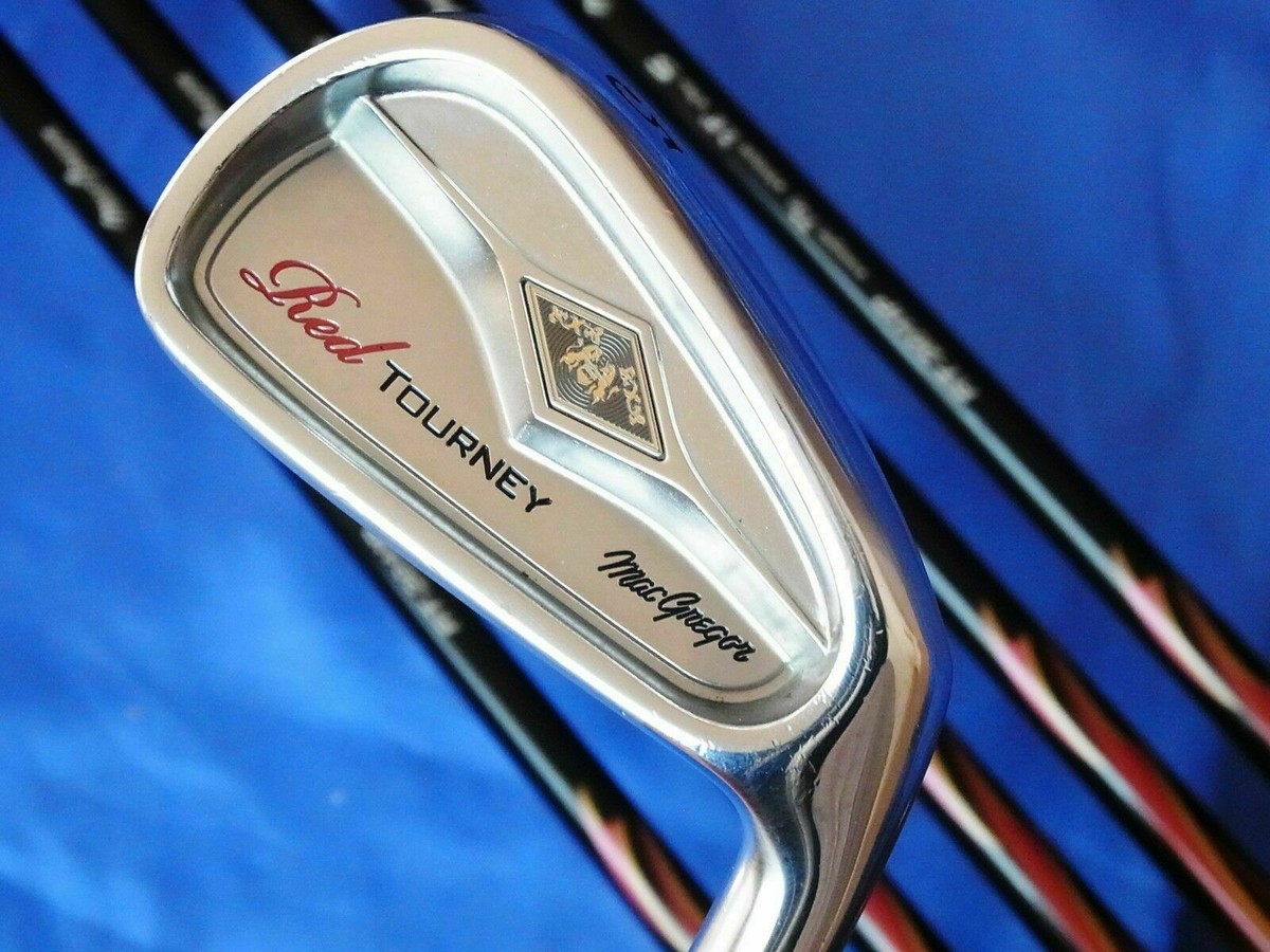 MACGREGOR RED TOURNEY 6PC S-FLEX JAPAN Limited MODEL IRONS MACGREGOR RED TOURNEY 6PC S-FLEX JAPAN Limited MODEL IRONS