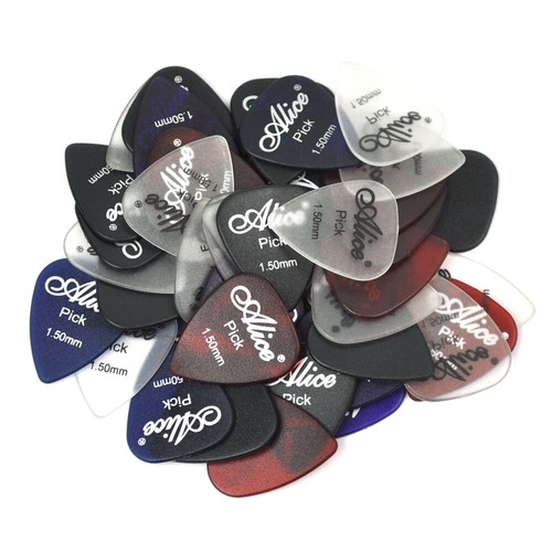 Lote de 100 púas de guitarra Alice AP-I mate transparente para PC - Imagen 18 de 19