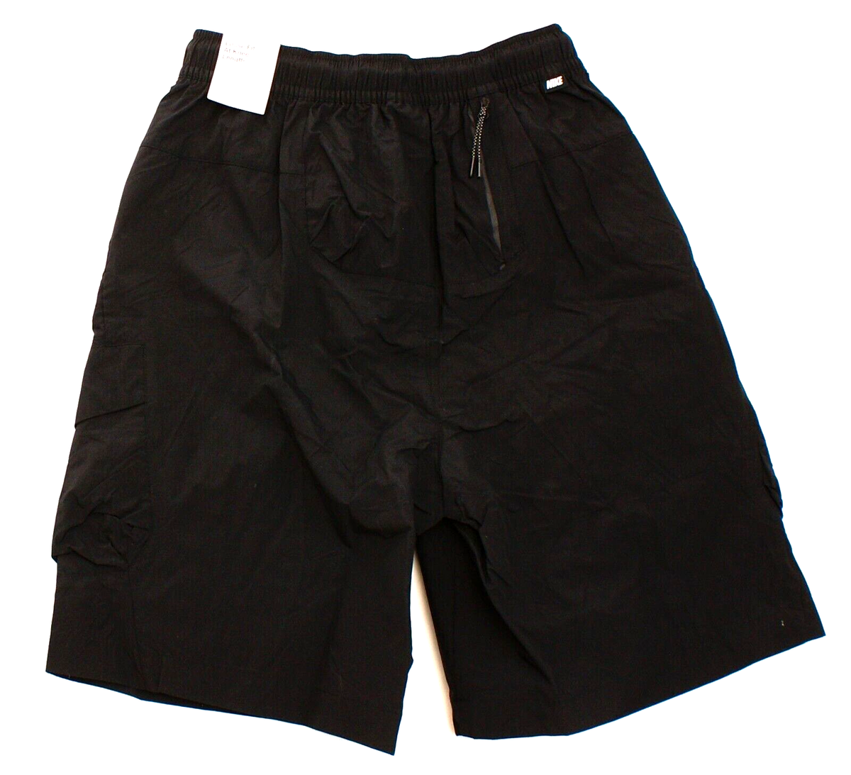 Nike Sportswear Black Loose Fit Woven Knee Length Tech Cargo