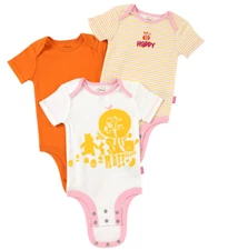 NEW Disney Baby Girl 3-PK Cuddly Winnie the Pooh One Piece, Sz 0/3 Months