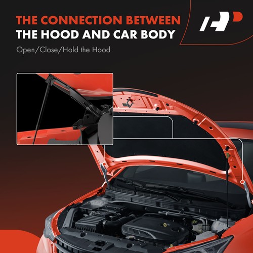 A-Premium 2x Front + Hood Hinge for Honda Pilot 2003-2008 Ridgeline 2006-2014 - Picture 5 of 9