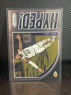 2019-20 Panini Prizm Get Hyped Lebron James #2 Los Angles Lakers Free Shipping