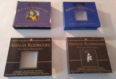 DAMA DO AMALIA RODRIGUES LUMA CASA PORTUGUESATUDO ESTO FADO 2x Box Sets Cd Discs