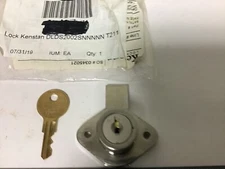 New Kenstan Disc Tumbler Drawer Lock DLDS2002SNNNNN, With 2 Keys