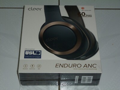 Cleer Enduro Active Noise Cancelling Wireless Bluetooth Over-Ear Headphones-NEW