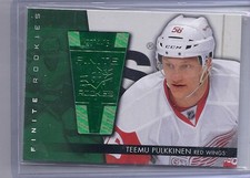 14-15 2014-15 SPX TEEMU PULKKINEN FINITE ROOKIE /299 19 DETROIT RED WINGS