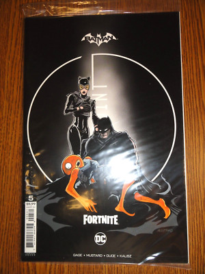 Batman Fortnite Zero Point # 5 Polybag Versiegelt 1st Aufdruck Senffarben
