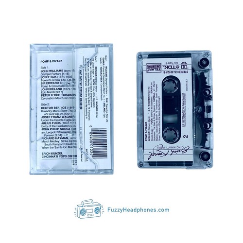 Telarc - Pomp & Pizazz Erich Kunzel, Cincinnati Pops Cassette Tape (1987) TESTED - Picture 2 of 3