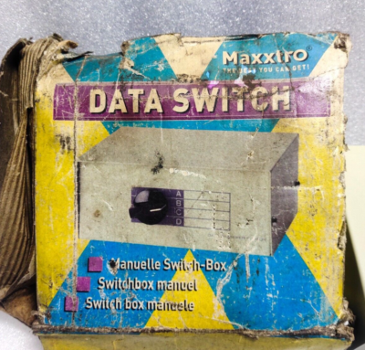 Manual 2 PORT A/B Data Transfer Switch Box