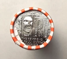 Roll of 40 2024-D NEW BU REVEREND DR. PAULI MURRAY QUARTER,  FREE SHIPPING